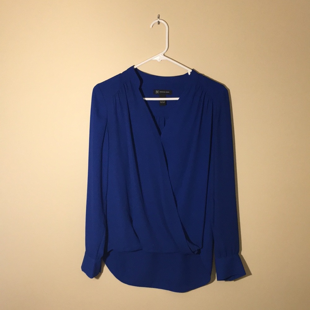 INC Royal Blue Blouse